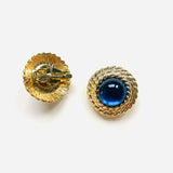 NINA RICCI STAR BLUE EARRINGS