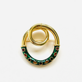 GREEN JUDE BROOCH 