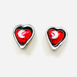 KALINGER RIAD RED EARRINGS