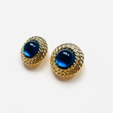NINA RICCI STAR BLUE EARRINGS