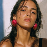 AURE RED EARRINGS