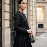 KALINGER JANA BLACK EARRINGS