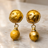 AURE II YELLOW EARRINGS