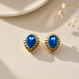 BLUE DROP EARRINGS