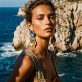 LA ROSE POUPRE EARRINGS