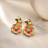 LIME ORANGE EARRINGS