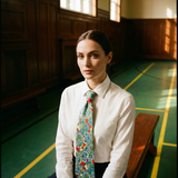 FLORAL TIE