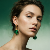 NEBA GREEN EARRINGS