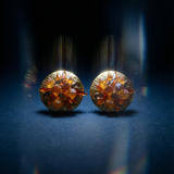 KALINGER MAO BROWN EARRINGS