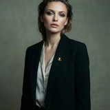 BROOCH PIN L GLITTER