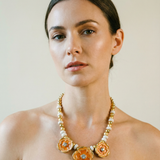 LIME ORANGE NECKLACE
