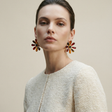 Flower Earrings Les Bernard Vo