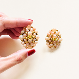 FADILA BEIGE EARRINGS