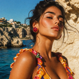 DALIA RED II EARRINGS