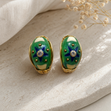 PENDIENTES SENAY VERDE