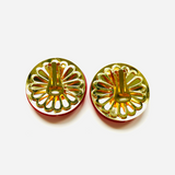 MARIETA GREEN EARRINGS AFRA BIJOUX