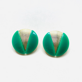 MARIETA GREEN EARRINGS AFRA BIJOUX