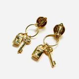 GIVENCHY KEYS EARRINGS 