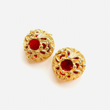 EMELLE LES BERNARD RED EARRINGS