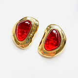 GOLD EARRINGS LES BERNARD VO