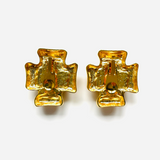 RED CROSS EARRINGS LES BERNARD VO