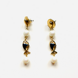 RYBA D'ORLAN BLUE EARRINGS 