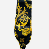 BLACK SILK HANDKERCHIEF