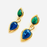 GREEN MELCA EARRINGS
