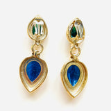 GREEN MELCA EARRINGS