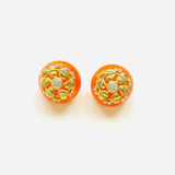 CASEY ORANGE EARRINGS