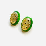 IZARO GREEN EARRINGS