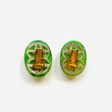 IZARO GREEN EARRINGS