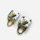NALA II SILVER EARRINGS