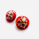 CANDY RED EARRINGS