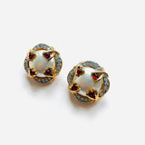 NEFER RED EARRINGS