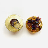 KALINGER MAO PURPLE EARRINGS