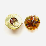 KALINGER MAO BROWN EARRINGS