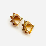 TEIDE BROWN EARRINGS