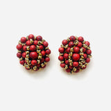 FADILA RED EARRINGS