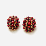 FADILA RED EARRINGS