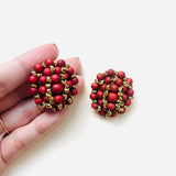 FADILA RED EARRINGS