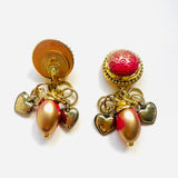 DARA RED EARRINGS
