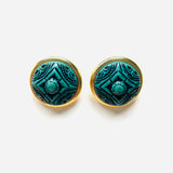 GREEN DAHLIA II EARRINGS