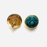 GREEN DAHLIA II EARRINGS