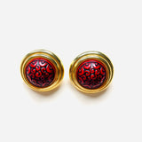 AZIMA III RED EARRINGS