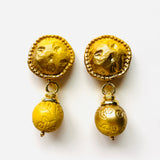 AURE II YELLOW EARRINGS