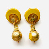 AURE II YELLOW EARRINGS