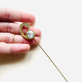 WHITE PHOEBE PIN