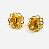 PINK FLOWER EARRINGS