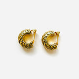 VERA GREEN SQUARE EARRINGS